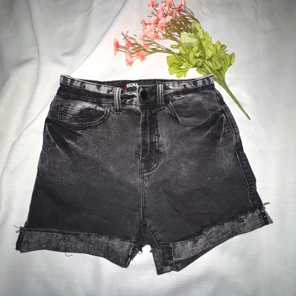 URBAN OUTFITTERS BGD CHARCOAL GRAY DENIM SHORTS